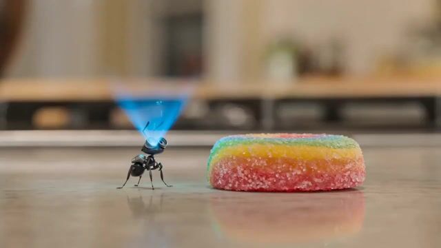 Animated Mission Of Barnaby The Robot Ant — Seedance 2.0 video prompt example