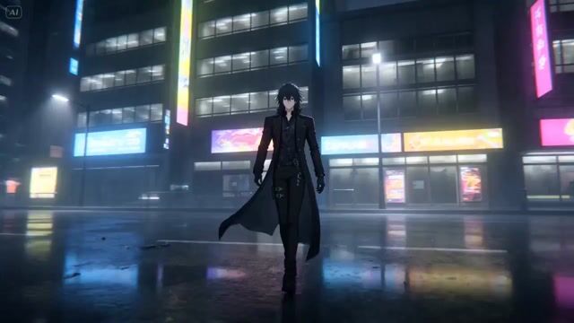 Anime Action Uninterrupted Neon City — Seedance 2.0 video prompt example