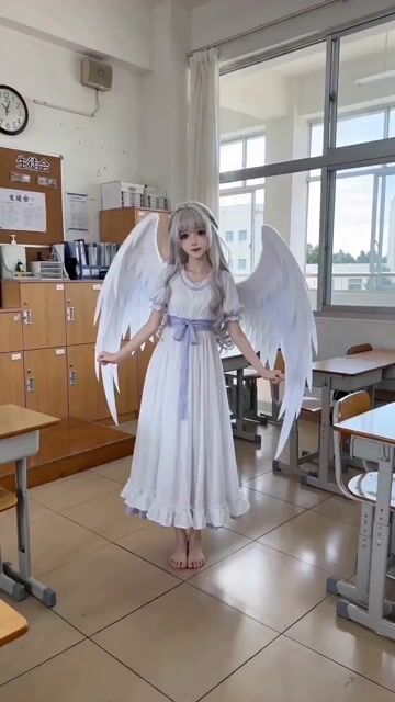 Anime Girl Classroom Dance Video — Seedance 2.0 video prompt example