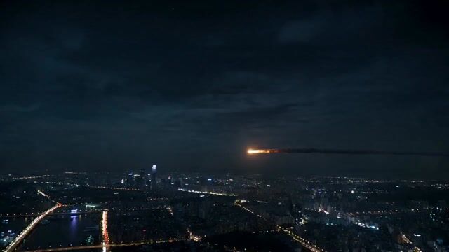 Asteroid City Impact Scene — Seedance 2.0 video prompt example