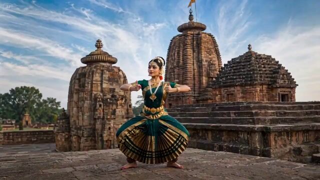 Bharatanatyam Dance Animation Prompt — Seedance 2.0 video prompt example