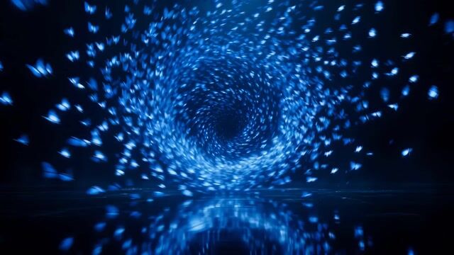 Butterfly Swarm To Ethereal Dancer Loop — Seedance 2.0 video prompt example