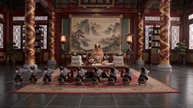 Cat Emperor Micro Drama — Seedance 2.0 video prompt example