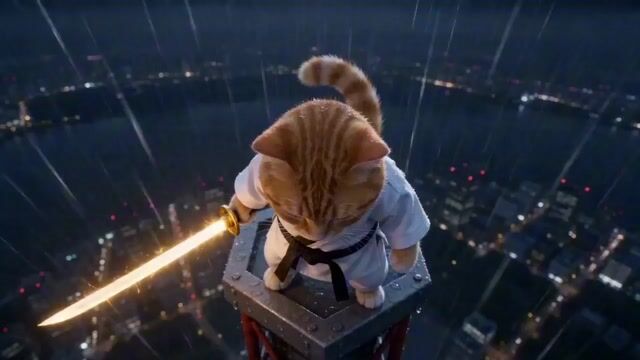 Cat Masters Tokyo Tower Descent And Rescue — Seedance 2.0 video prompt example
