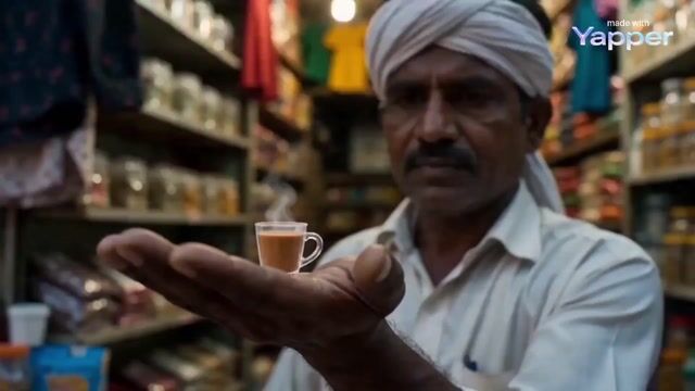Chai Glass To Futuristic Racing Pod Transformation — Seedance 2.0 video prompt example