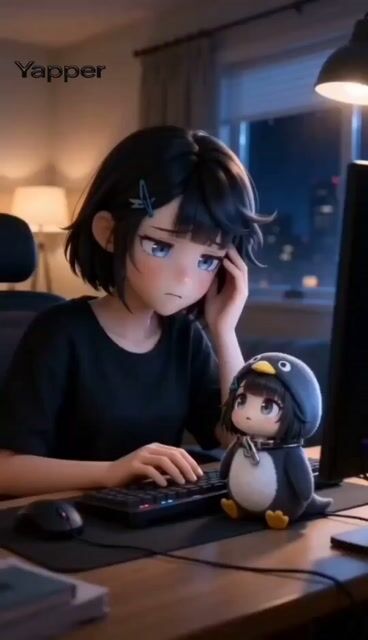 Chibi Moe Anime Penguin Girl — Seedance 2.0 video prompt example