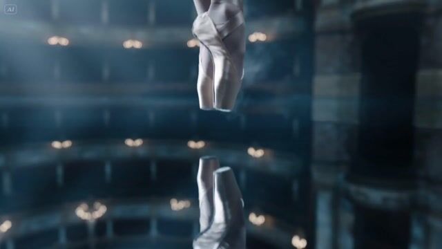 Cinematic Ballerina In Flooded Opera House — Seedance 2.0 video prompt example
