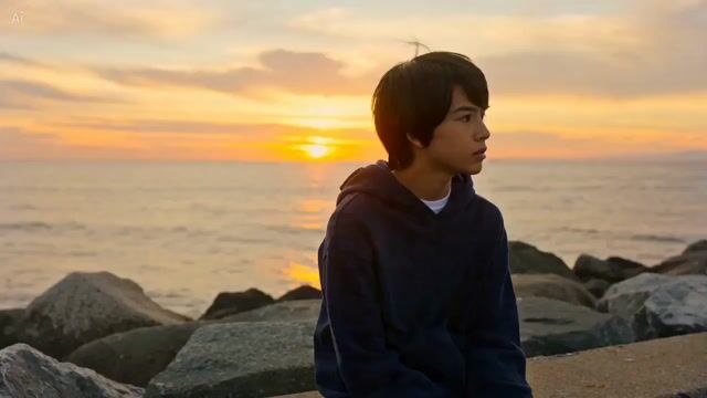 Cinematic Beach Sunset Scene — Seedance 2.0 video prompt example