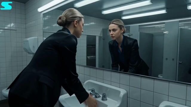 Cinematic Restroom Fight Long Shot — Seedance 2.0 video prompt example
