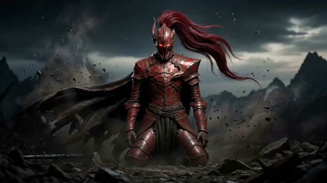 Dark Fantasy Duel Shadow Monarch Vs Knight — Seedance 2.0 video prompt example