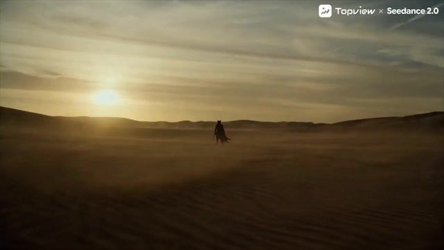 Desert Martial Arts Cat Short Film — Seedance 2.0 video prompt example