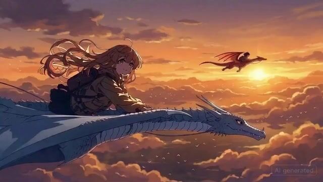 Dragon Rider Action Anime Prompt — Seedance 2.0 video prompt example