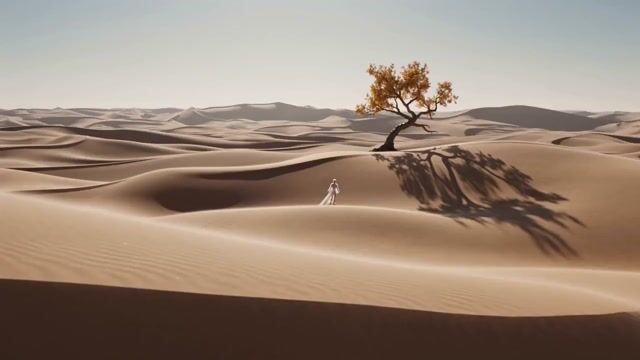 Dreamlike Surreal Desert Dune Walk — Seedance 2.0 video prompt example