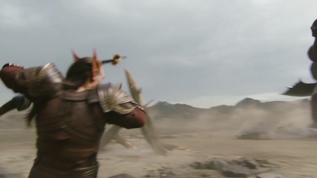 Elven Archer Vs  Towering Brute Battle Scene Prompt — Seedance 2.0 video prompt example