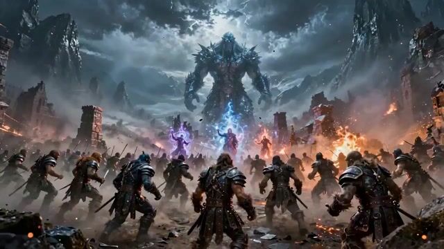 Epic Fantasy Battle Sequence Prompt — Seedance 2.0 video prompt example