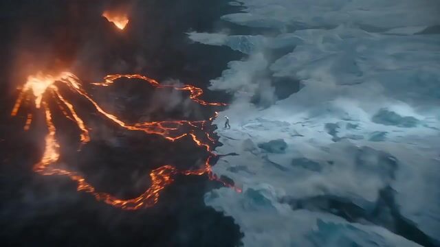 Epic Ice And Fire Disaster Action Prompt 73 — Seedance 2.0 video prompt example