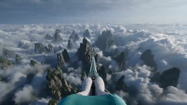 First Person Pov Sword Flying — Seedance 2.0 video prompt example