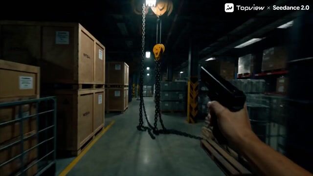 First Person Shooter Pov Scene — Seedance 2.0 video prompt example