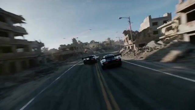 Fpv Drone Racing Chase In Apocalyptic City — Seedance 2.0 video prompt example