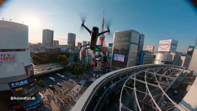 Fpv Drone Shot Through Tokyo — Seedance 2.0 video prompt example