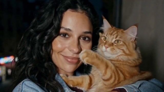 Girl Cat Heartwarming Cinematic Narrative — Seedance 2.0 video prompt example