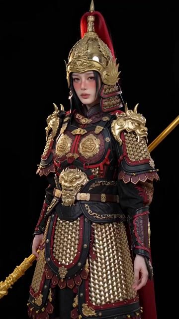 Global Female General Armor Transformation Video Prompt — Seedance 2.0 video prompt example