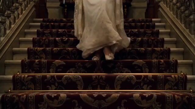 Gothic Mystery Scene Woman Descends Staircase 600 — Seedance 2.0 video prompt example