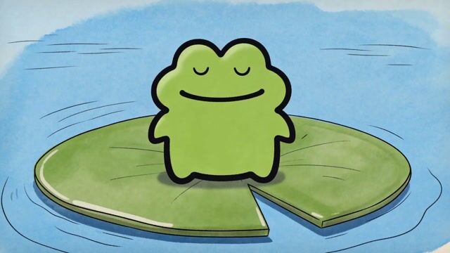 Hand Drawn Frog Cartoon Animation — Seedance 2.0 video prompt example