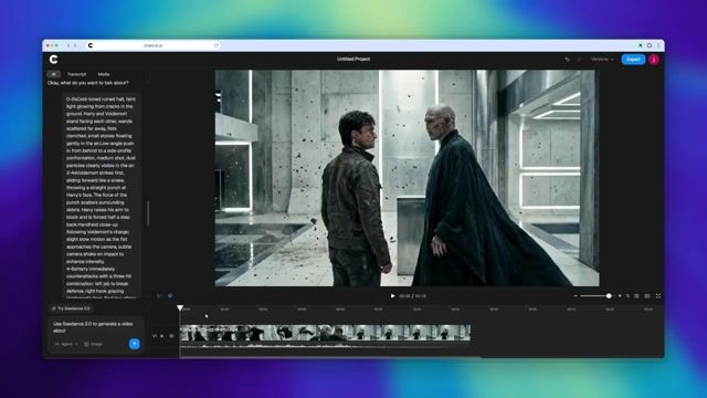 Harry Potter Vs Voldemort Fight Scene 153 — Seedance 2.0 video prompt example