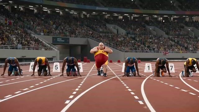 Humorous Fast Food Sprint Commercial — Seedance 2.0 video prompt example