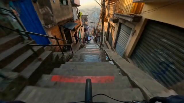 Hyperreal Fpv Downhill Stair Run — Seedance 2.0 video prompt example