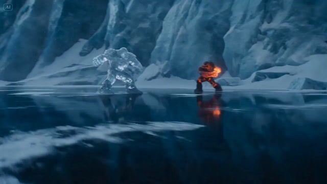 Ice Giant Vs  Magma Titan Battle Dreaminaseedance 2 — Seedance 2.0 video prompt example
