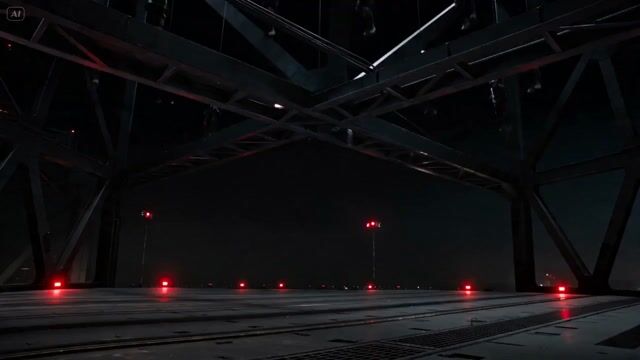 Industrial Platform Spectral Battle — Seedance 2.0 video prompt example