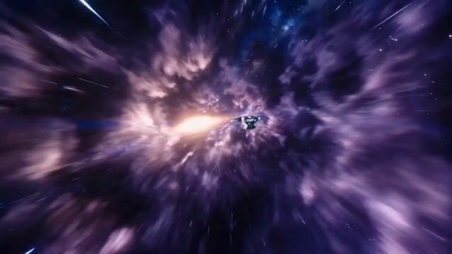 Interstellar Star Cruiser Chase And Zero Gravity Interior Scene — Seedance 2.0 video prompt example