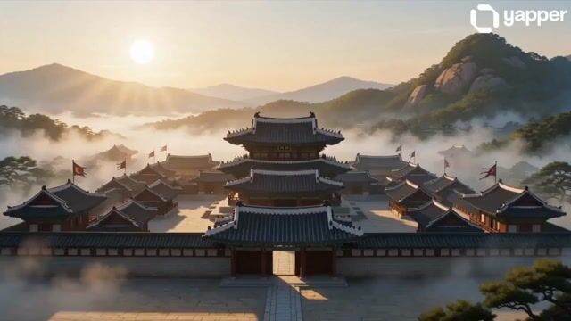 Joseon Palace Anime Cinematic Scene — Seedance 2.0 video prompt example