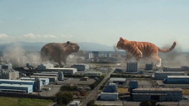 Kaiju Battle In Japanese Industrial Park Prompt — Seedance 2.0 video prompt example