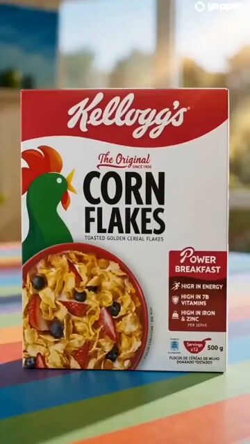 Kelloggs Cornflakes Ugc Ad — Seedance 2.0 video prompt example