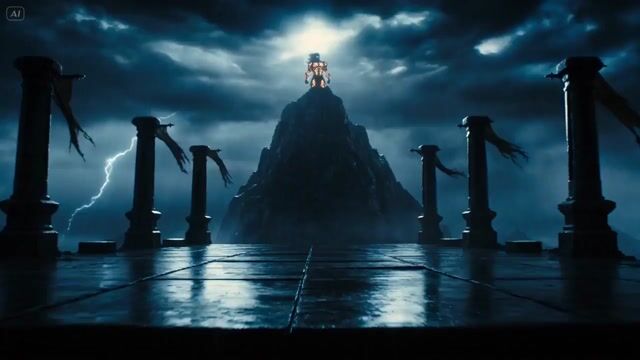 Lightning God Storm Mountain — Seedance 2.0 video prompt example