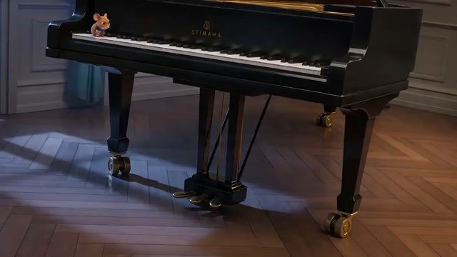 Moonlit Piano Chase Animation — Seedance 2.0 video prompt example