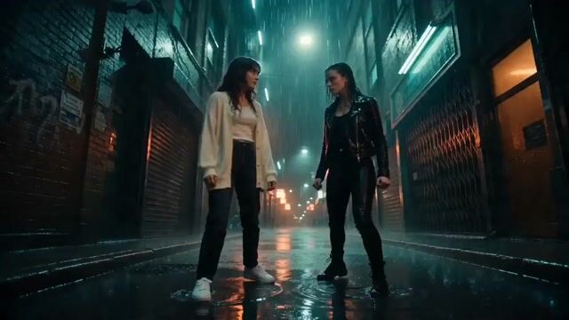 Neon Alley Fight Cinematic Prompt — Seedance 2.0 video prompt example
