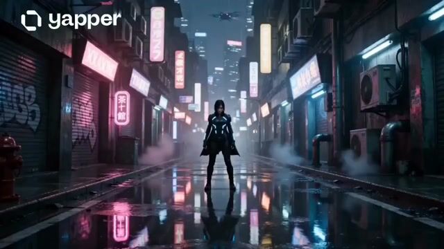 Neon Tokyo Cyberpunk Action — Seedance 2.0 video prompt example