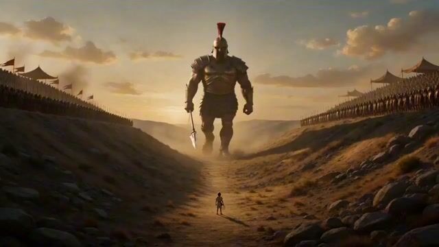 Prompt Biblical Combat Epic — Seedance 2.0 video prompt example