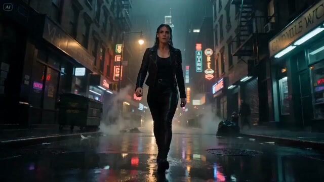 Rain Soaked Nyc Street Fight Cinematic Video Prompt — Seedance 2.0 video prompt example