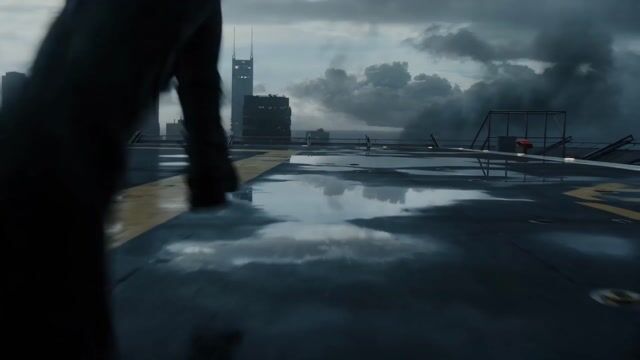 Rooftop Airport Ruined Megacity — Seedance 2.0 video prompt example
