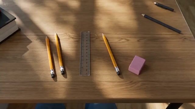 School Supplies Transformation Into Robot — Seedance 2.0 video prompt example