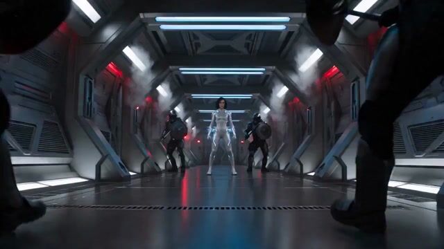 Sci Fi Action Scene Woman In Adaptive Suit Vs  Tactical Enforcers — Seedance 2.0 video prompt example