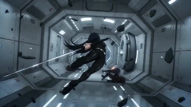 Sci Fi Anime Single Shot Action Sequence — Seedance 2.0 video prompt example