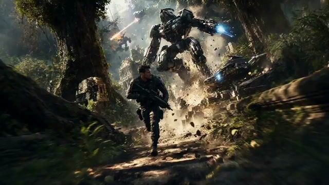 Sci Fi Jungle Battlefield Cinematic Prompt — Seedance 2.0 video prompt example