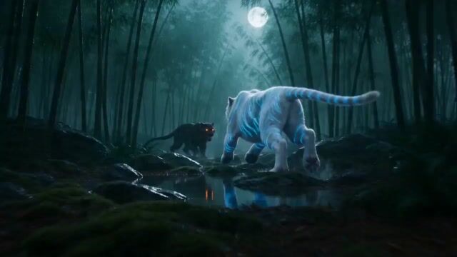 Spirit Tiger Vs Void Panther Combat Video Prompt — Seedance 2.0 video prompt example