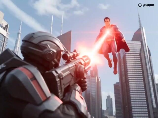 Superman Cinematic Action Sequence — Seedance 2.0 video prompt example